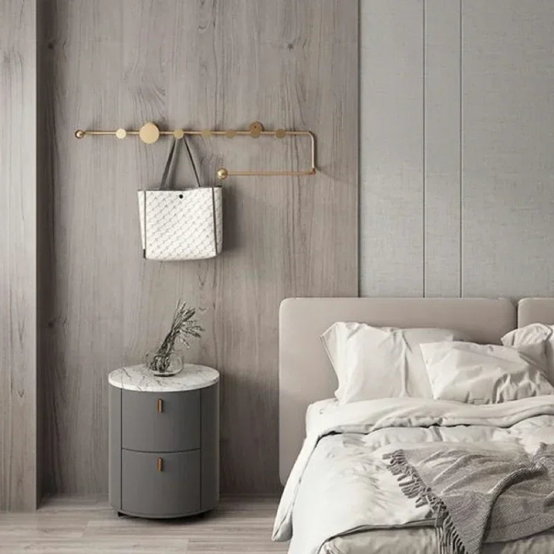 Nordic luxury decorative wall mounted clothes and hat rack - vue 6 sur 18