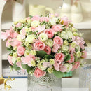 Artificial silk hydrangea bouquet for elegant decoration