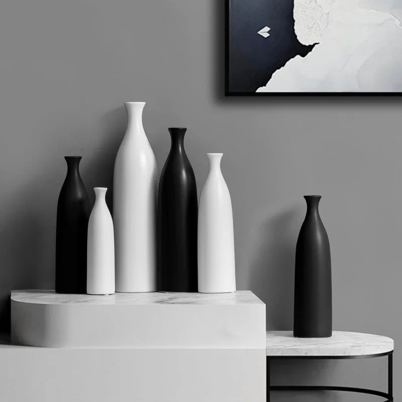 modern ceramic vase for elegant floral decoration