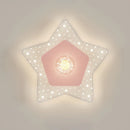 Modern romantic ceiling light for children's room, warm atmosphere
