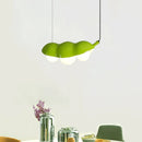 Creative polka dot glass chandelier with resin lighting