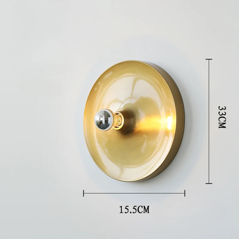 Bauhaus UFO art galvanised LED wall light decoration - vue 14 sur 14