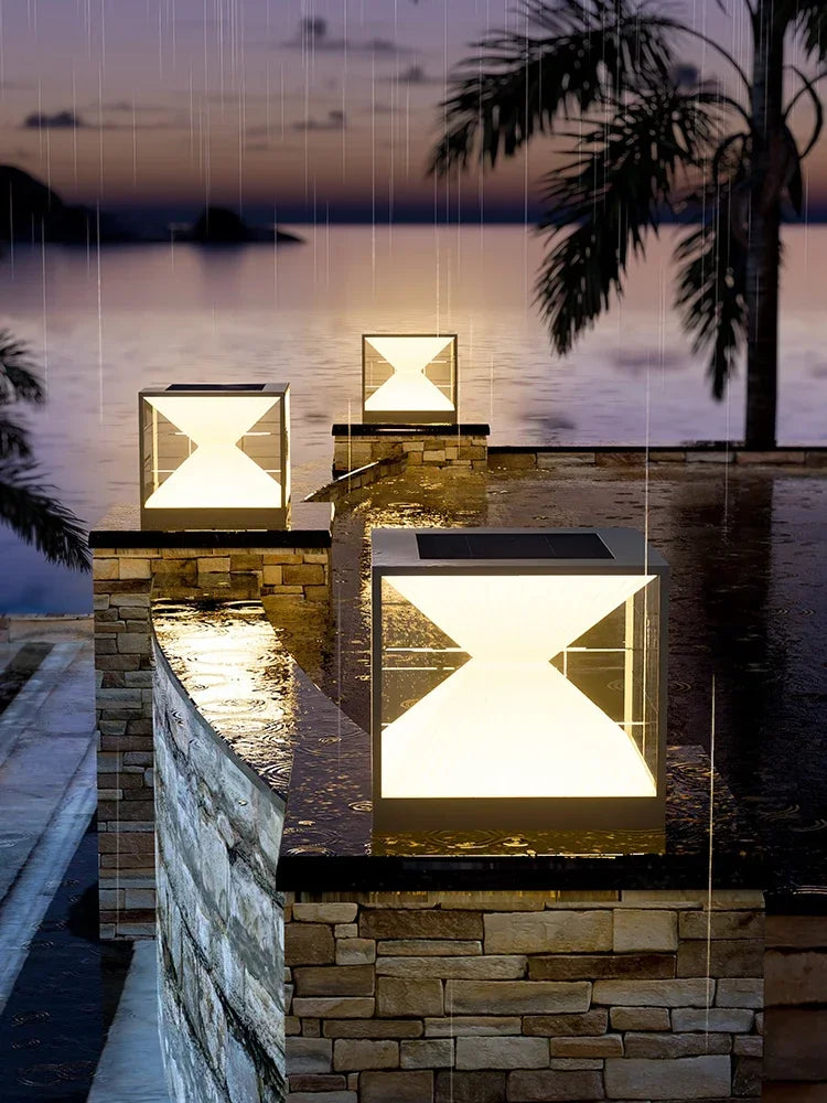 Solar LED lights for outdoor garden decoration