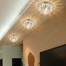 Modern crystal LED ceiling light