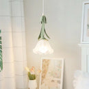 French style glass chandelier with decorative flowers for indoor use