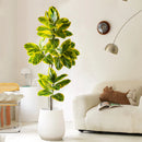 Artificial banyan branch with magnolia leaves for decoration