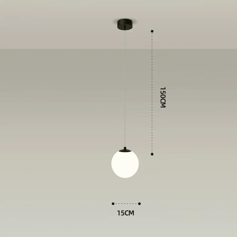 Nordic pendant lamp for interior decoration - vue 10 sur 10