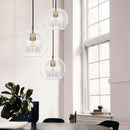 Modern nordic glass pendant light for interior decoration