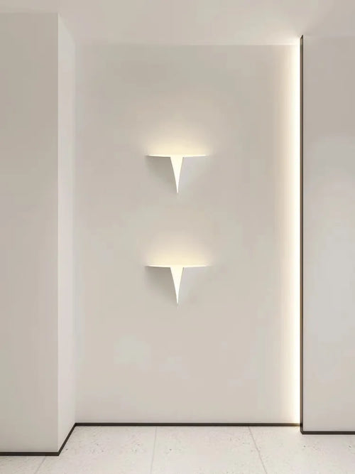 Creative gypsum LED wall light for hotel and hallway - vue 4 sur 6