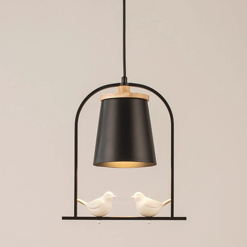 Modern LED wall light in bird shape for decoration - vue 11 sur 12