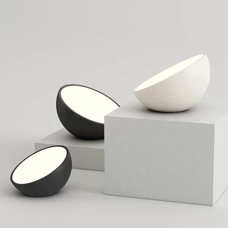 Modern round nordic dimmable ceiling light for interior decoration