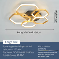 Modern and creative LED ceiling light for smart home