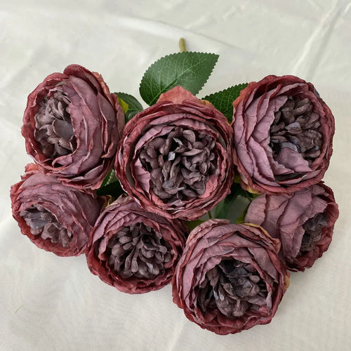Decorative artificial rose bouquet for weddings and events - vue 2 sur 16
