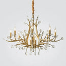 Vintage crystal chandelier for elegant indoor lighting