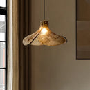Retro glass flower-shaped chandelier for an elegant atmosphere