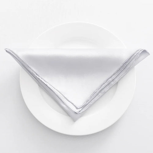 Modern satin table napkin for receptions