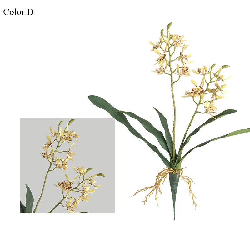 Artificial butterfly orchid for wedding and party decoration - vue 10 sur 10