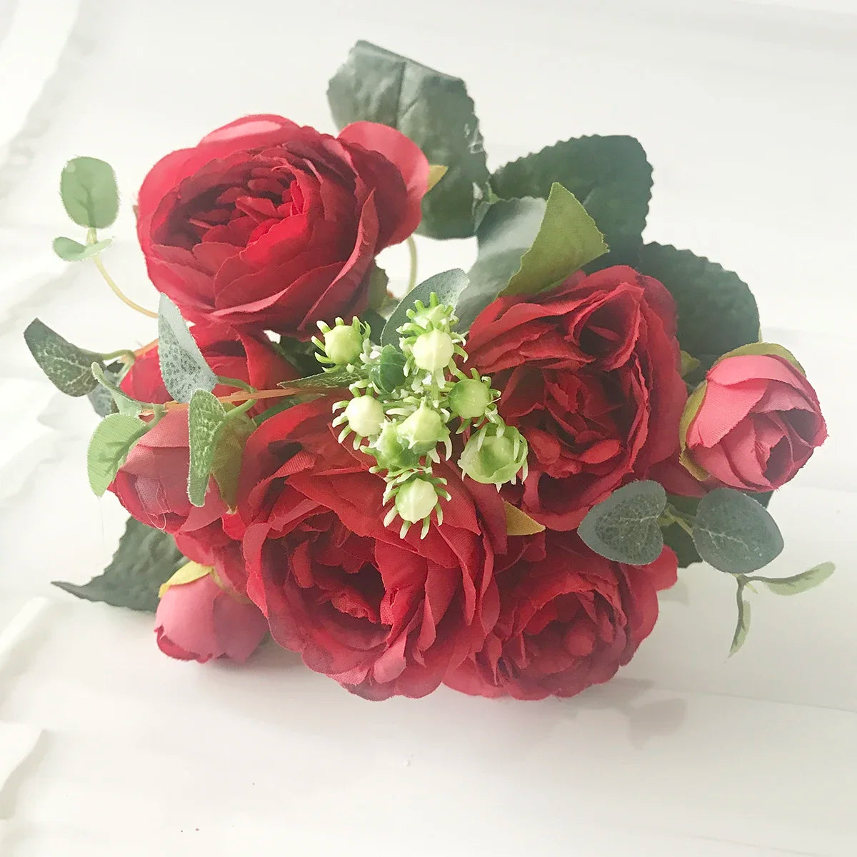 Small artificial flower bouquet for spring decoration and weddings - vue 11 sur 37
