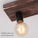 Vintage creative wooden chandelier solid wood ceiling light for restaurant, living room, hallway or café