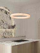 Genuine marble LED pendant light