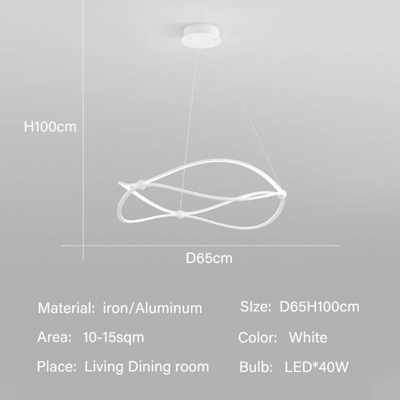 Modern designer pendant light for elegant indoor lighting