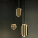 Modern copper pendant light for decorative indoor lighting