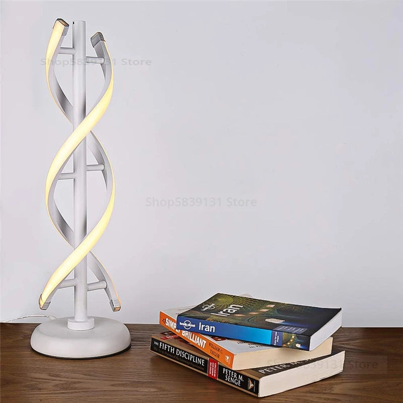 Modern nordic design acrylic LED floor lamp - vue 4 sur 10