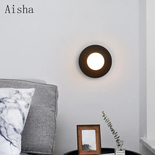 Elegant copper and glass designer wall light - vue 3 sur 9