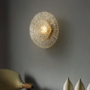Post-modern glass wall light for interior decoration