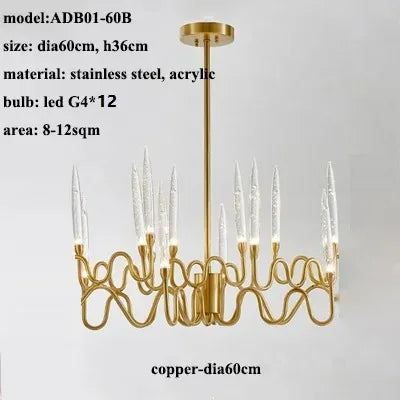 Elegant crystal designer wall light for interiors - vue 23 sur 22