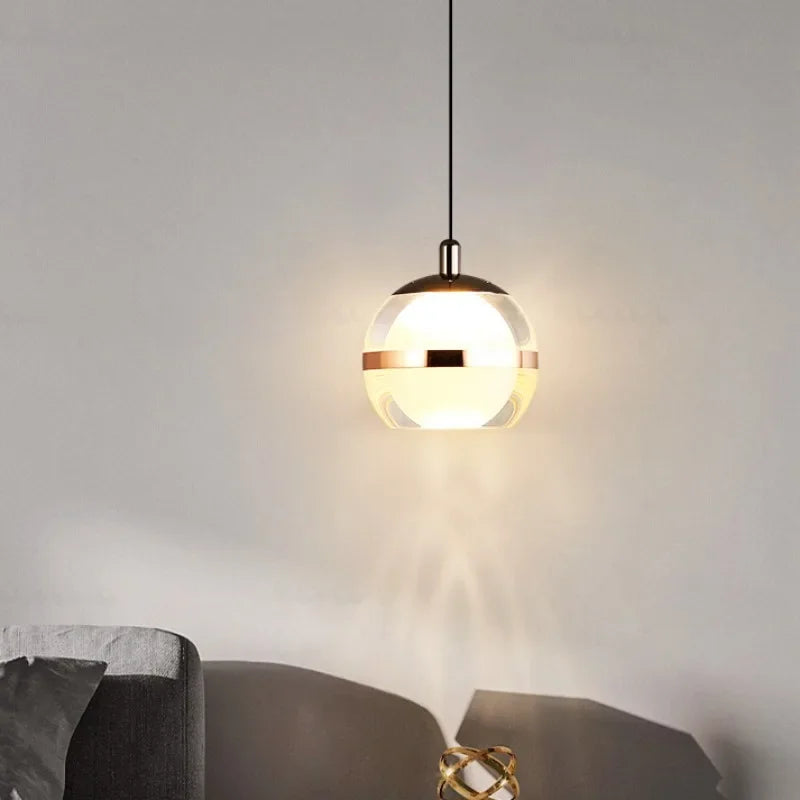 Modern aluminium pendant light for elegant interior decor