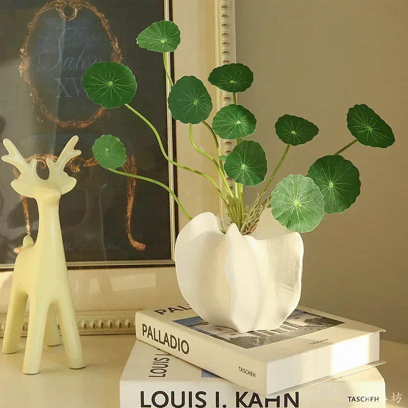Artificial green lotus leaf plant for indoor and outdoor decoration