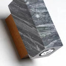 Marble and wood art deco wall light for elegant interiors