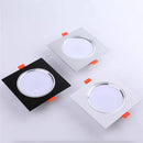 Ultra-slim square dimmable LED spotlight with integrated SMD5730 chip