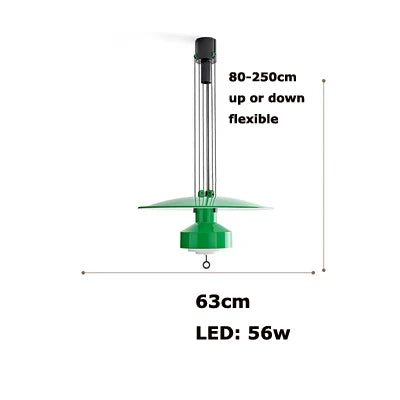 Minimalist flexible aluminium LED chandelier for interior decoration - vue 14 sur 14