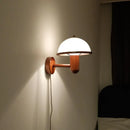 Nordic retro mushroom wall lamp