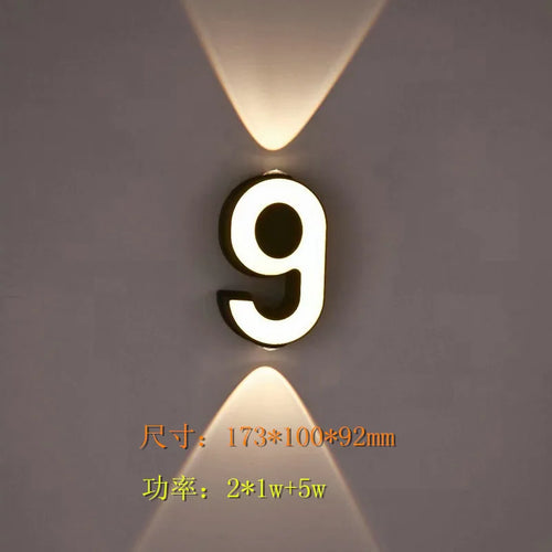 Waterproof outdoor digital LED projection landscape signature lamp - vue 9 sur 15