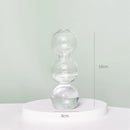 Clear glass candleholder modern nordic home decor
