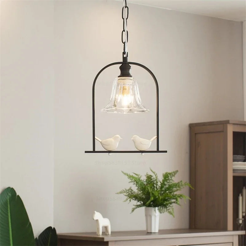 Modern LED wall light in bird shape for decoration - vue 3 sur 12