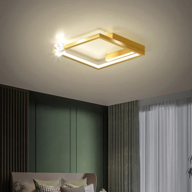 Ultra-thin LED chandelier for all indoor spaces