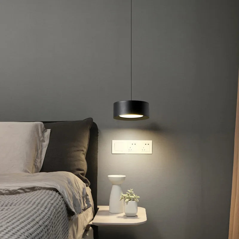lustre à led doré et noir pour cuisine et restaurant avec gradation - vue 4 sur 8