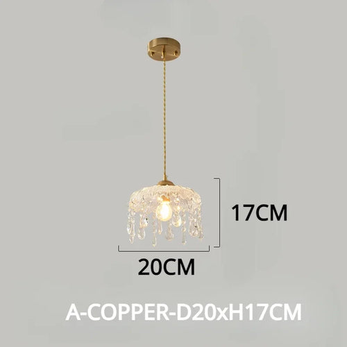 Elegant floral design vintage LED crystal chandelier - vue 9 sur 14