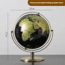 children's educational rotating metal globe