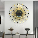 luxury creative design silent wall clock for modern decoration
