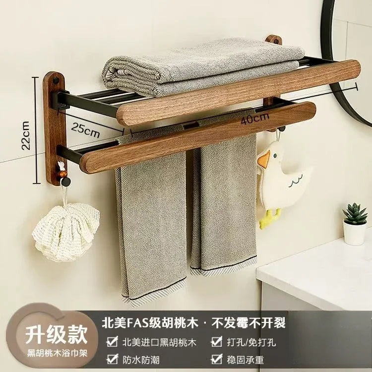 wooden bathroom hardware set - vue 11 sur 18