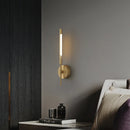 Modern copper design LED wall light for decorative interiors