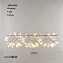 Creative stainless steel and acrylic chandelier for interior decoration