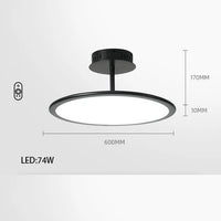 Minimalist dimmable LED decorative pendant light for the home