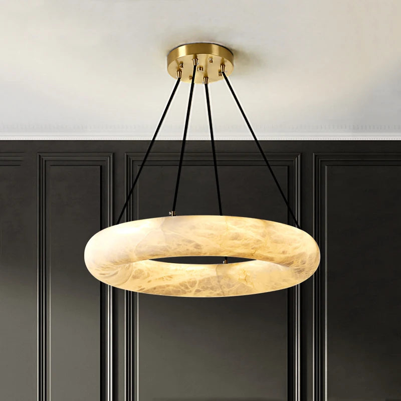 Spanish natural marble chandelier for luxury hotel