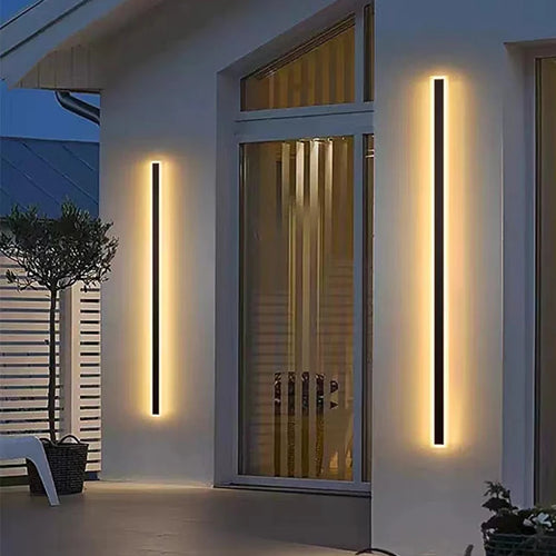 Minimalist aluminium LED wall light for lighting - vue 4 sur 13